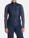 Women's Short Puffer Jacket for Winter Deep Ink