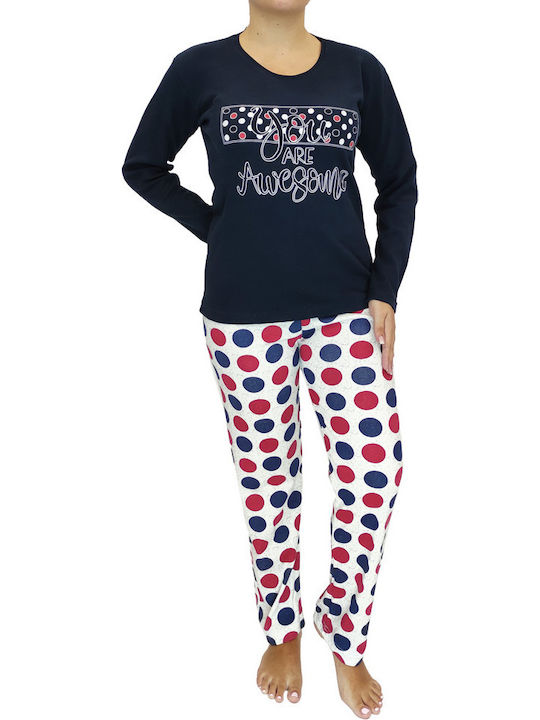 Goodnight Winter Women's Pyjama Set Blue