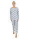 Goodnight Winter Women's Pyjama Set Blue