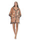 Fawn Fawn Winter Damen-Robe Beige