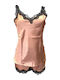 Love And Bra Καλοκαιρινό Babydoll Ροζ