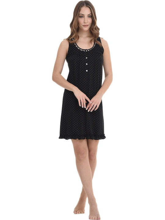 Zen Intimates Лятна Дамска Нощница Black