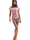 Love And Bra Summer Women's Nightdress Pink