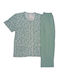 Odyssey Sommer Damen Pyjama-Set Light Green