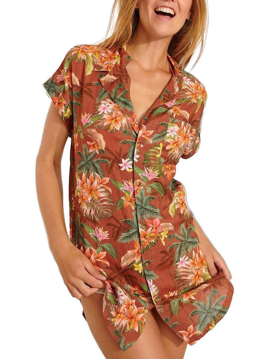 Banana Moon Women's Caftan Beachwear Brown