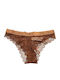 Damen Brasilien mit Spitze Beige