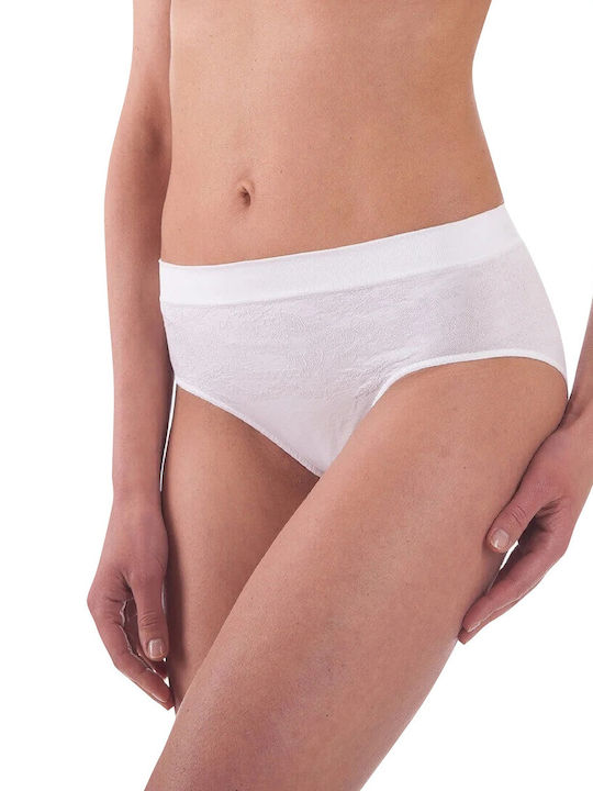 Women's Slip Seamless with Lace White