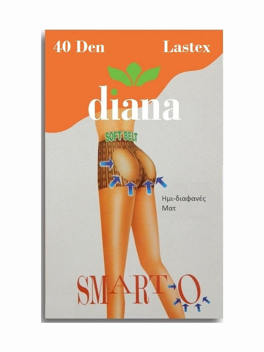 Ciorapi dama 40 Den Strângere Caramel Cu buline