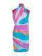 Pareo Sarong Fustă Plajă Multicolor Model Abstract