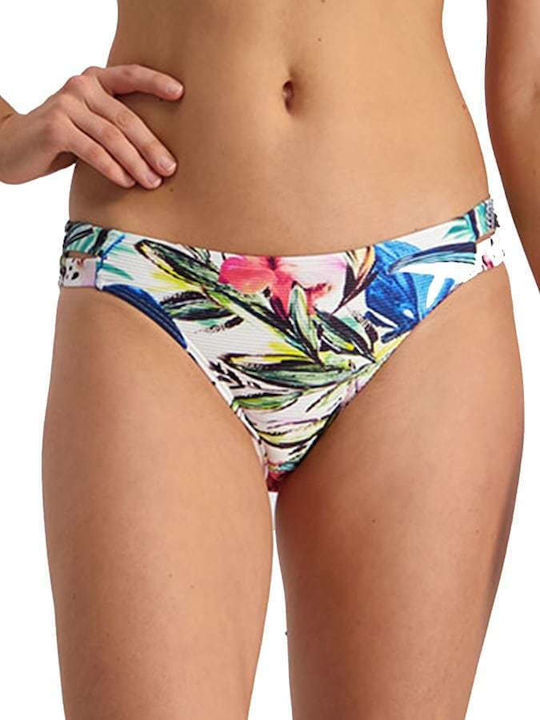 Moontide Bikini Slip Floral Rainforest