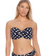 Anya Riva Strapless Bikini Top With Padding Dark Blue