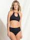 Triangle Bikini Top Black