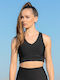 Women's Sports Bra without Padding Black