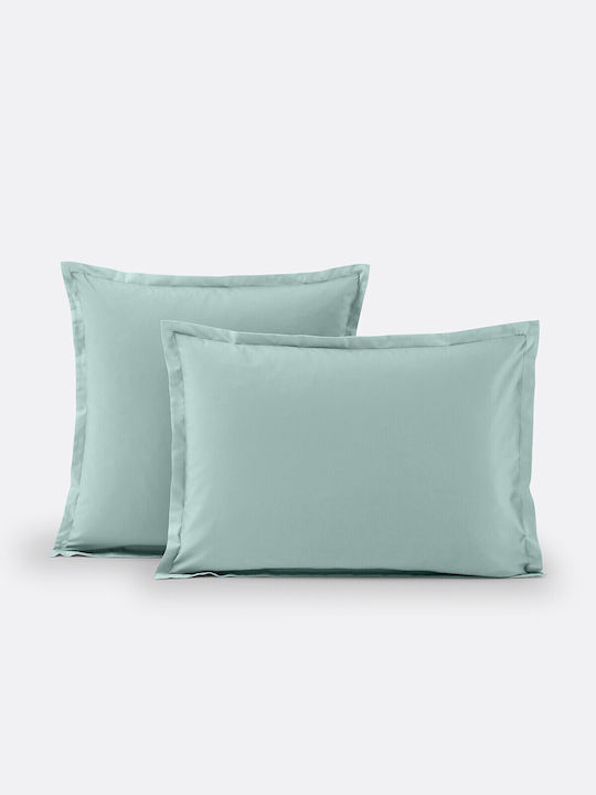 La Redoute Interieurs Pillowcase Turquoise 63x63cm.