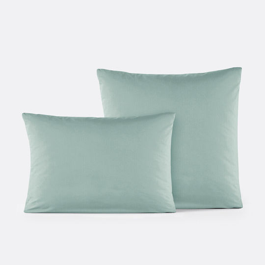 La Redoute Interieurs Pillowcase with Envelope Cover Turquoise 63x63cm.