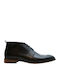 Leder Schwarz Herrenstiefel