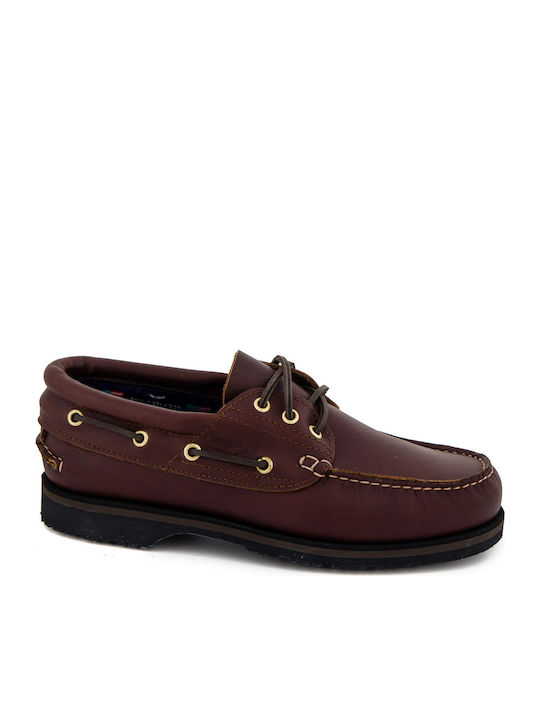 City Δερμάτινα Ανδρικά Boat Shoes σε Μπλε Χρώμα