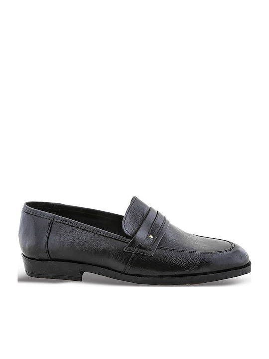 Men's Leather Loafers Black