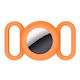 Pet Collar Case Silicone for AirTag in Orange color