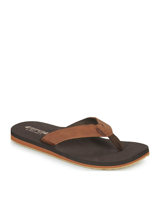 Herren Flip Flops Braun