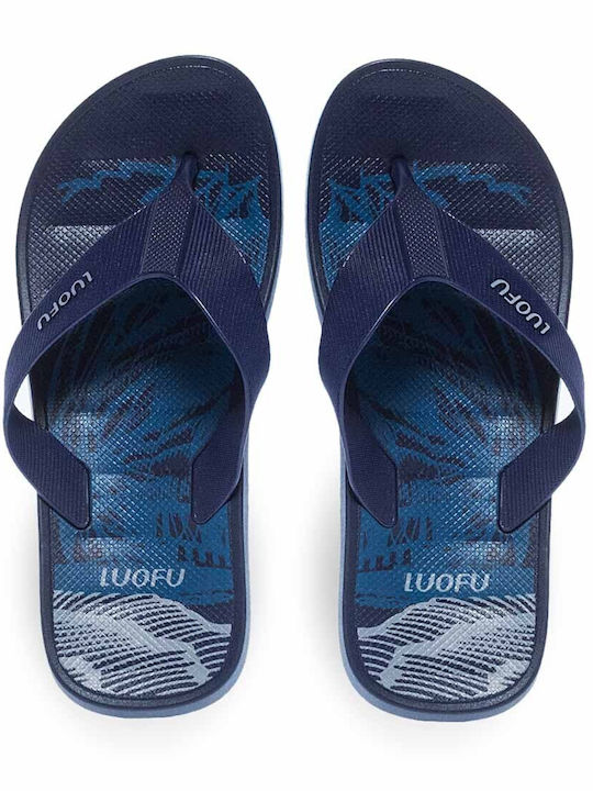 Luofu Ανδρικά Flip Flops Μπλε