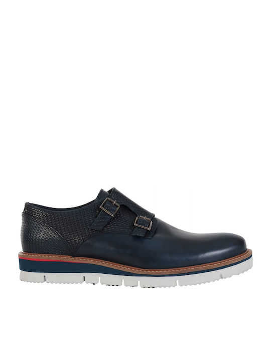 Tom Frank Leder Herren Freizeitschuhe Blau