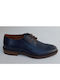 Men's Leather Casual Shoes Blue