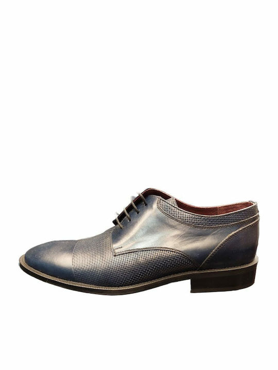 Tom Frank Leder Herren Freizeitschuhe Blau