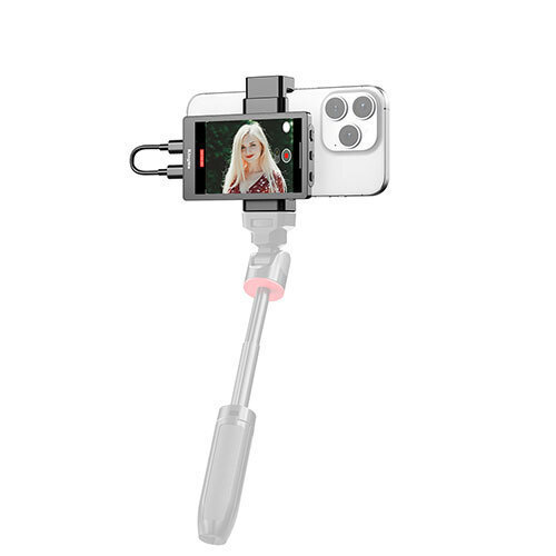 Magnetic 4.02In Wireless Selfie Screen for Android, 1080p Phone Back Camera Monitor, 3.5H Battery, 0.04s Latency, 5G WiFi Vlog Accessories