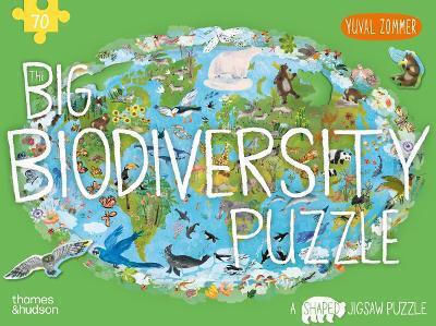 The Big Biodiversity Puzzle A Shaped Jigsaw Puzzle By Yuval Zommer