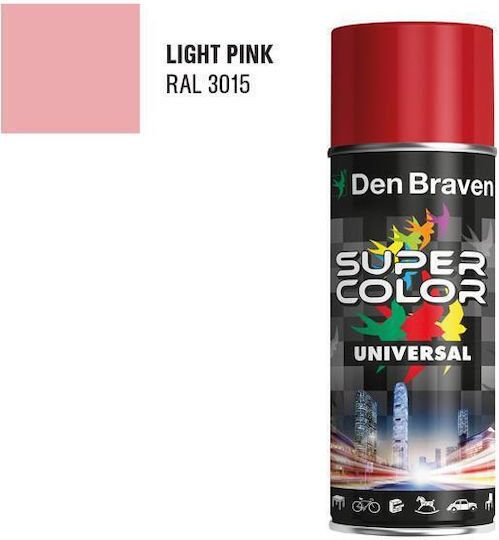 Bostik Spray Farbe Acryl Hochtemperatur mit Metallisch Effekt Pink Rosa 400ml