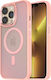 Avizar Magsafe Case for iPhone 13 Pro Max Matte Back Cover Frosted Pink