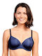 Blue Sutien Push Up cu Baloane