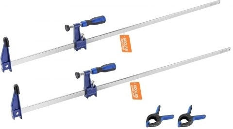 Vevor Bar Clamps Woodworking 2-Pieces 91.4cm Opening Lockable F Clamp Cast Iron