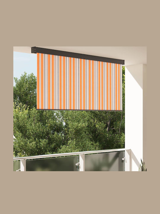 vidaXL Seitenrolloschatten Terrasse Gelb 2.2x2.5m