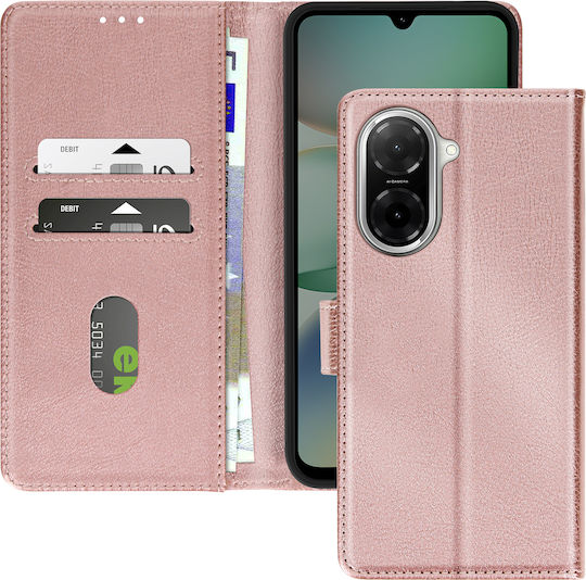 Avizar Case Xiaomi Redmi A5 Clamshell Wallet Video Holder Rose Gold