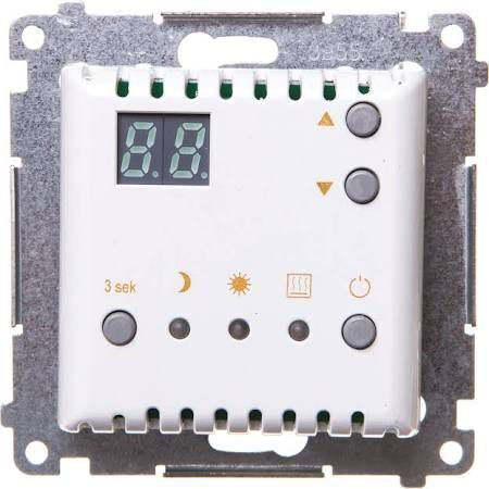 Kontakt-simon Simon 54 Digital Thermostat Internal Temperature Sensor White Ring Module Dtrnw.01/11