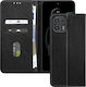 Avizar Case Motorola Edge 20 Lite Clamshell Wallet Video Holder Black
