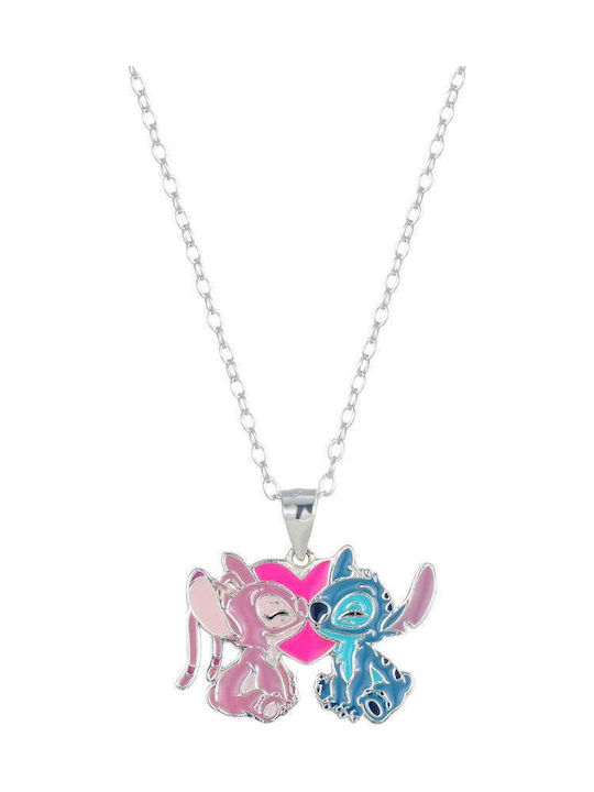 Disney Stitch Colier Inimă din Argint