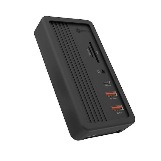Icy Box USB-C Docking Station με HDMI 4K PD Ethernet Μαύρο (IB-DK4072M-CU31)