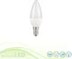 SoleLuce LED Bulb 5W for Socket E14 and Shape C37 Warm to Cool White