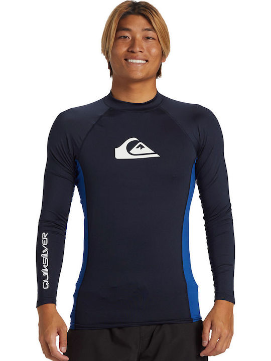 Quiksilver Everyday UPF 50 Men's Long Sleeve Sun Protection Shirt Blue