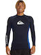 Quiksilver Everyday UPF 50 Men's Long Sleeve Sun Protection Shirt Blue