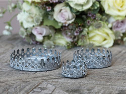 Metal Candlestick Vintage 3 Pieces