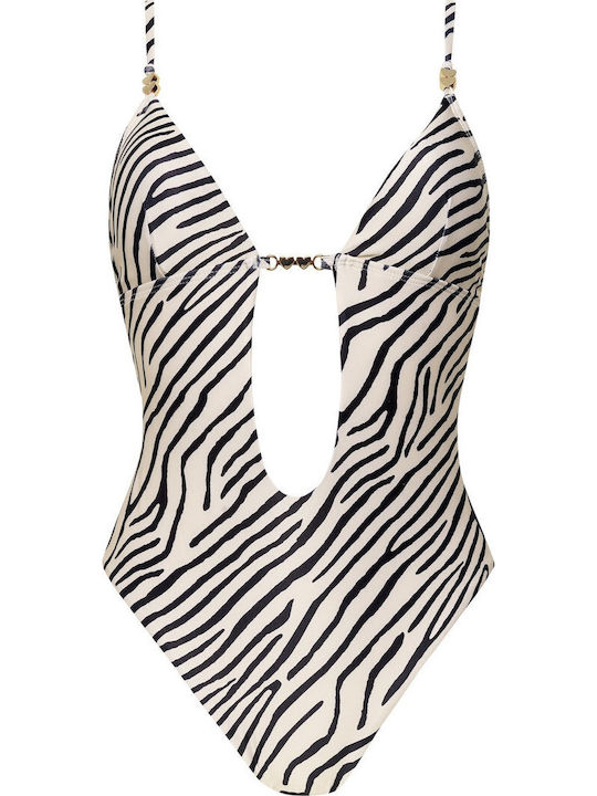 Costum De Baie Întreg Alb