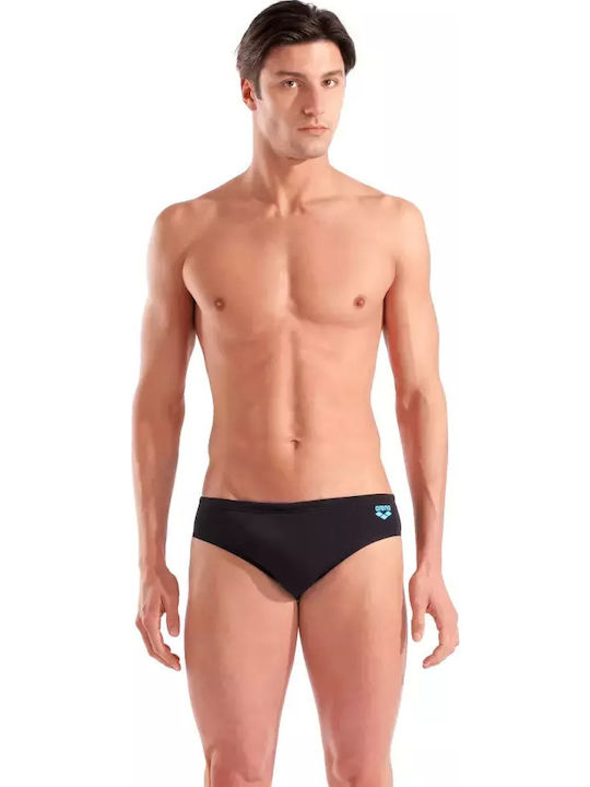 M Kikko Men's Swimwear Slip Black with Patterns