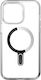 Husă Speck Magsafe iPhone 15 Pro Presidio Perfect Clear Clicklock Argintie