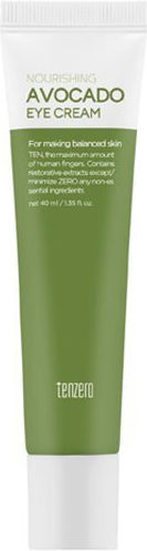 Tenzero Nourishing Avocado Eye Cream for Regenerating Moisturizing Dark Circles and Eye Bags 40ml