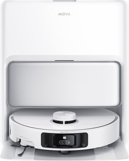 Mova P50 Pro Ultra Robot Vacuum Cleaner with Laser Mapping & 19000Pa Suction Power White