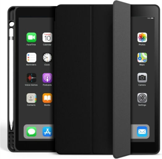 Eiger Hülle Galaxy Tab A9 Plus Klappdeckel Verstärkte Magnetischer Verschluss Funktion Schwarz
